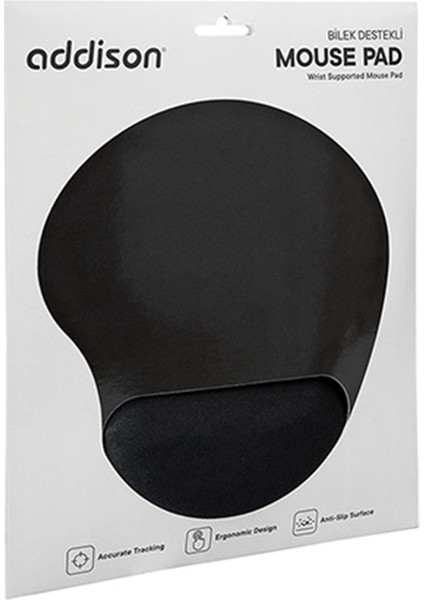 Addıson 300521 Lüks Mouse Pad Bileklikli Siyah fiyatları
