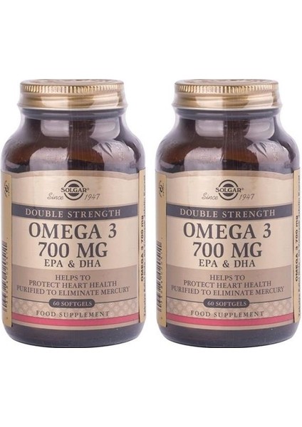 Omega 3 700 Mg 60 Softgel 2 Adet