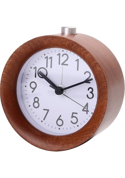 Masif Ahşap Çalar Saat Sekizgen Ahşap Rengi (Yurt Dışından)