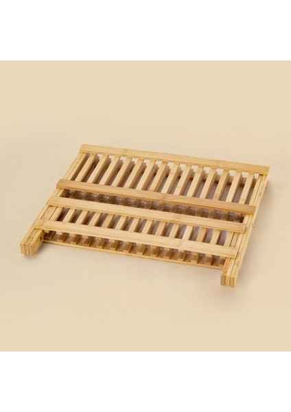 Bulaşıklık Bambu 2 Katlı