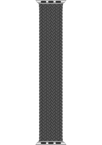 Buff Apple Watch Uyumlu Bands Braided 42/44 L Gray