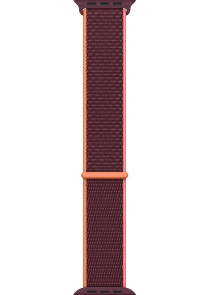 Apple Watch Seri 10 42mm, Seri 9/8/7/6/se/5/4/3 Spor Loop Kordon 41MM 40MM 38MM Uyumlu Mürdüm Turuncu