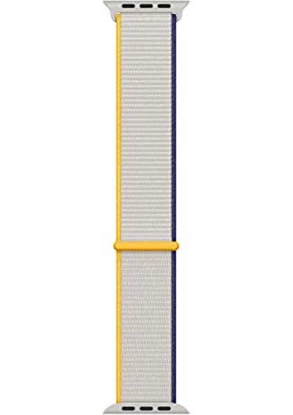 Apple Watch Seri 10 46MM, Seri 9/8/7/6/SE/5/4/3 Spor Loop Kordon 45MM 44MM 42MM Uyumlu Deniz Tuzu Sarı