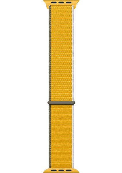 Apple Watch Seri 10 46MM, Seri 9/8/7/6/SE/5/4/3 Spor Loop Kordon 45MM 44MM 42MM Uyumlu Ayçiçeği Sarı
