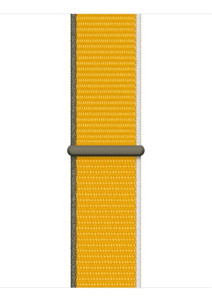 Apple Watch Seri 10 46MM, Seri 9/8/7/6/SE/5/4/3 Spor Loop Kordon 45MM 44MM 42MM Uyumlu Ayçiçeği Sarı