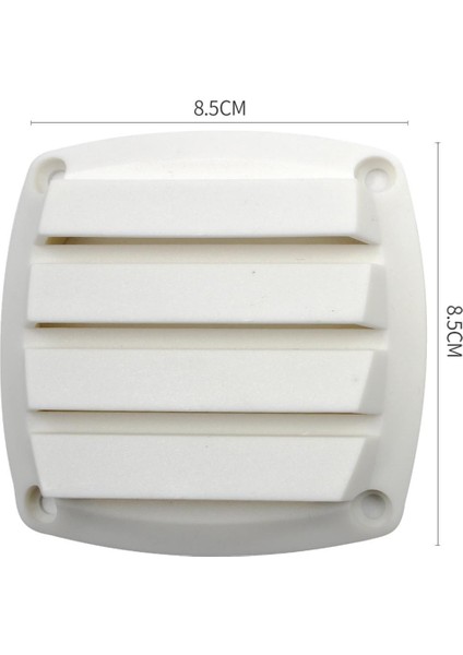 3 '' Inç Tüp Hortumu Için 2x Yuvarlak Plastik Deniz Panjur Havalandırılmış Havalandırmalı Havalandırmalar (Yurt Dışından)