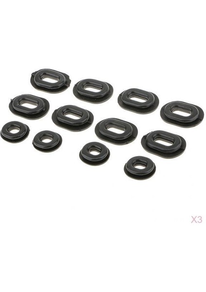 36 Adet Kauçuk Grommet Tek Yan Panel Honda Motosiklet Için Yıkama Yıkama (Yurt Dışından)