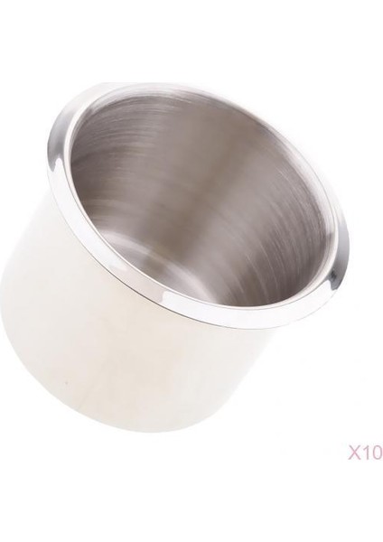 10 Adet 2.68 '' Paslanmaz Çelik Kupası Içecek Tutucu Dağı Deniz Yacht Truck Rv Için (Yurt Dışından)
