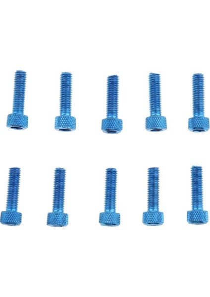 10 Adet M6X20MM Alüminyum Hex Soket Vidalar Baş Anahtar Cıvata Mavi (Yurt Dışından) fiyatları