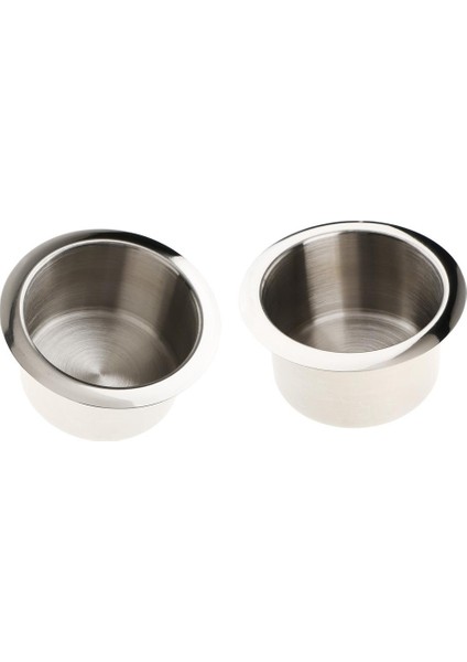 2x Paslanmaz Çelik Bardak Içecek Tutucu Deniz Araba Kamyon Kampçı Rv Için Cilalı (Yurt Dışından)