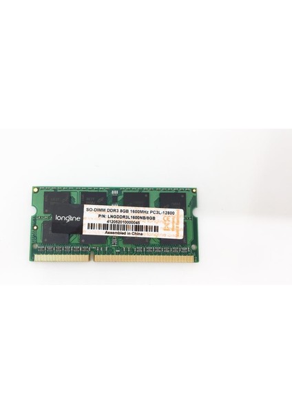 8GB 1600MHz DDR3 SODIMM Notebook Ram CL11 PC3-12800 LNGDDR3L1600NB/8GB