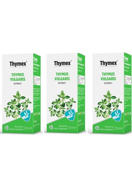 Koç İlaç Thymex Kekik Ekstresi 150 ml 3 Kutu