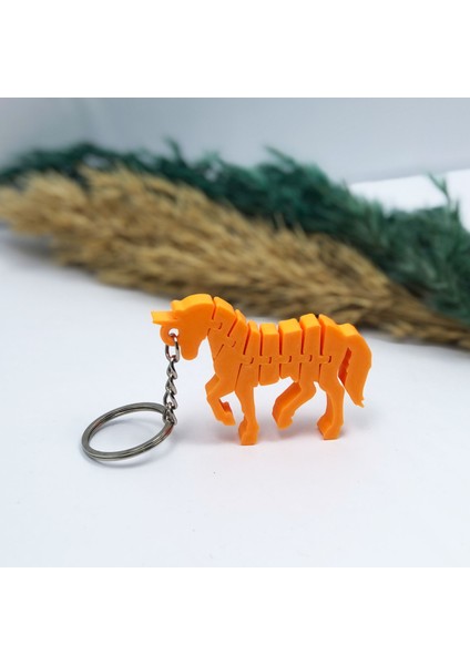 3D At Figürlü Anahtarlık modelleri