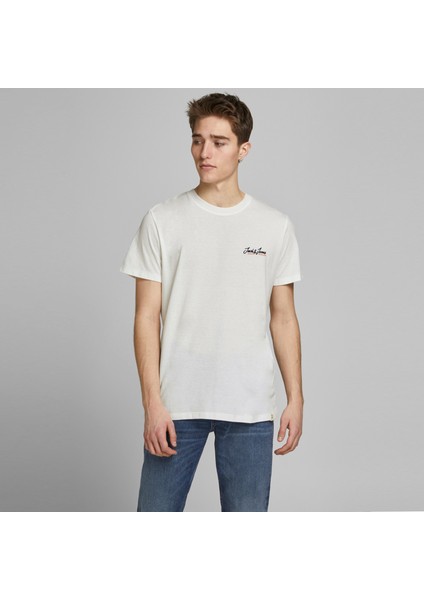 Tons Erkek Beyaz Tişört (12186758-CD)