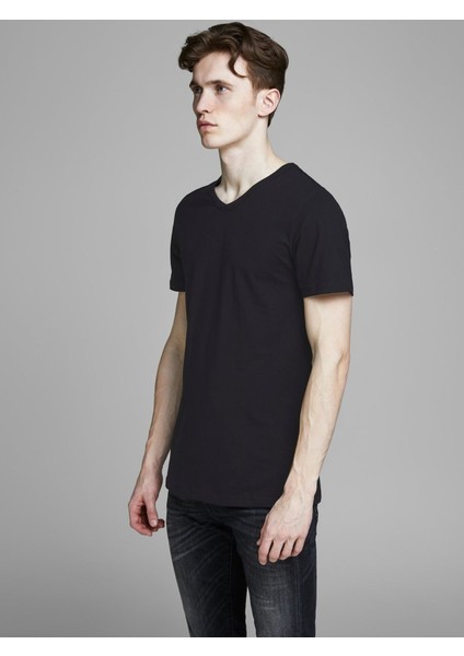 Basic Erkek Siyah Tişört (12133914-B) fiyatları