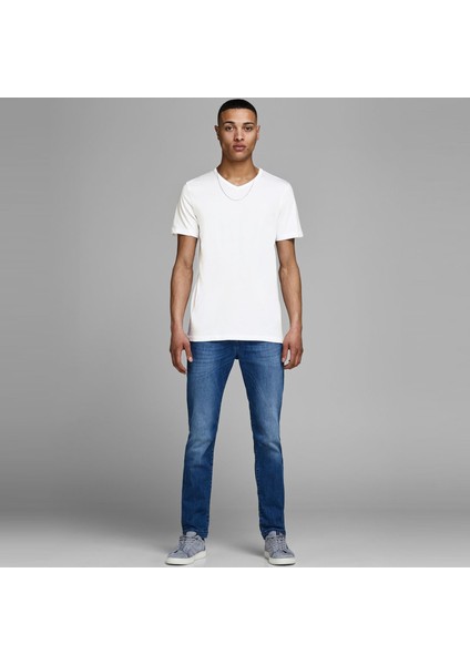 Basic Erkek Beyaz Tişört (12133914-W)