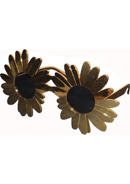 Papatya Şeklinde Parti Gözlüğü Altın Renk