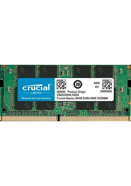 Ntb CT32G4SFD832A 32GB Ddr4 3200MHZ Sodımm CL22 Ram Bellek