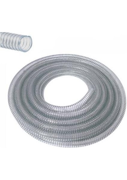 1 1/7" Lavabo Sifon Hortumu Spiral (5 Mt)
