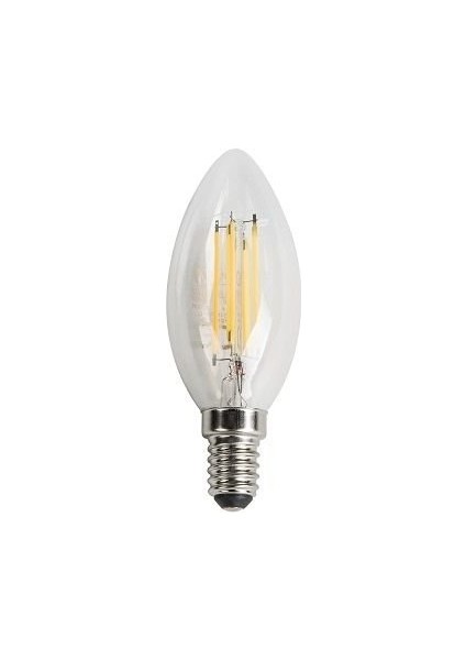 4W Flamanlı Şeffaf LED Buji Ampul CT-4066 Gün Işığı 10 Lu Paket
