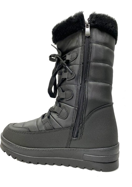995-21 Kürklü Kar Kış Kadın Bot modelleri