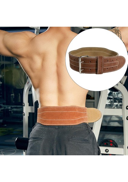 Halter Kemer Fitness Eğitim Spor Salonu Geniş Vücut Geliştirme Powerlifting Pu M Brown (Yurt Dışından) indirimleri