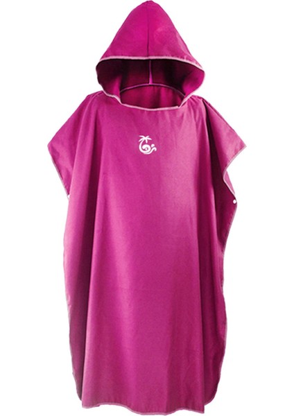 Mikrofiber Sörf Panço Değişen Robe Wetsuit Yumuşak Yüzmek Için Plum Mor (Yurt Dışından) fiyatları
