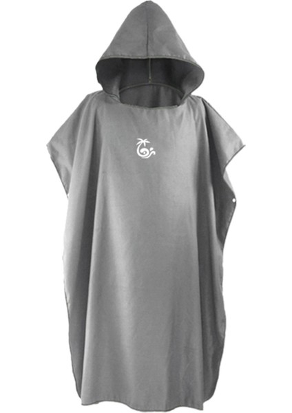 Mikrofiber Sörf Panço Değişen Robe Wetsuit Yumuşak Yüzmek Için Orta Gri (Yurt Dışından) fiyatları