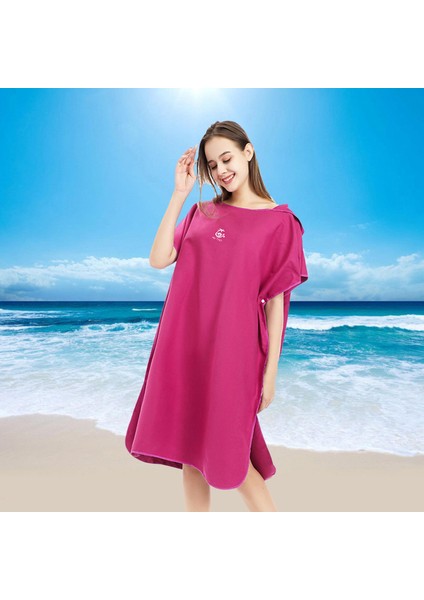 Mikrofiber Sörf Panço Değişen Robe Wetsuit Yumuşak Yüzme Fuşhsine (Yurt Dışından) fırsatları