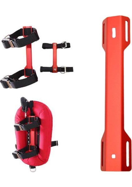 Strade Store Scuba Dalış Tek Tank Adaptörü (Sta) Bcd Backplate Pratik Kırmızı (Yurt Dışından)