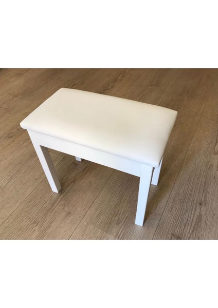 Cremonıa Ptcwh Piyano Taburesi Beyaz Sandıklı Masif Ayaklı modelleri