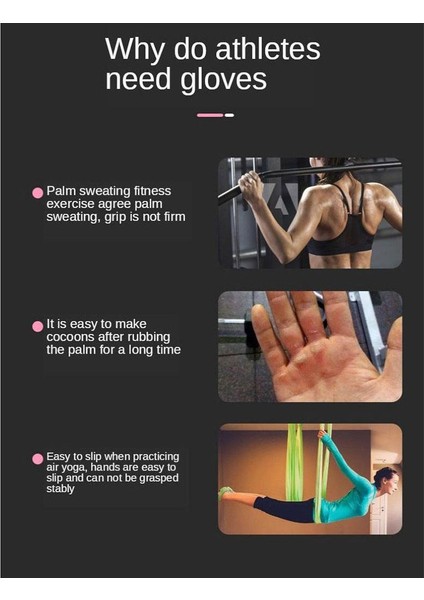 Unisex Ağırlık Kaldırma Kavrama Eldiven Fitness Spor Salonu Egzersiz Eğitim Yarım Parmak Yoga Kırmızı M (Yurt Dışından)