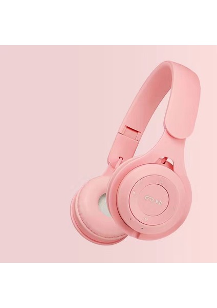 Kablosuz Bluetooth Kulaklık Başa Takılan Ios Android Evrensel Yeni Macarons Oyun Kablosuz Kulaklık Binaural Katlanabilir Bluetooth Tipi Kart Eklenti Kablosu Pembe (Yurt Dışından) fiyatları