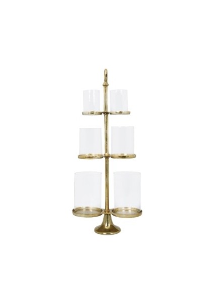 Metal Gold Mumluk 34X71 cm AK.IJ0006