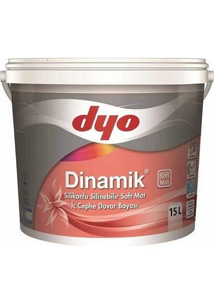 Dinamik Silikonlu Soft Mat Iç Cephe Boyası 15 Lt