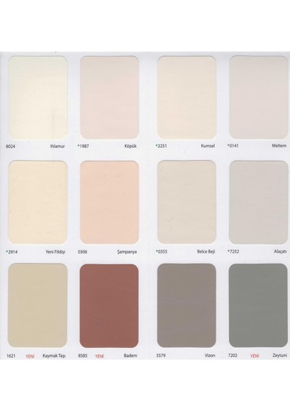 Dinamik Silikonlu Soft Mat Iç Cephe Boyası 15 Lt modelleri