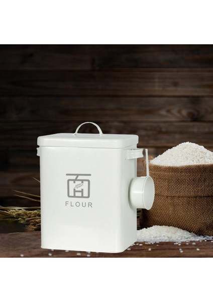 6L Çamaşır Deterjanı Saklama Kutusu - Beyaz (Yurt Dışından) indirimleri