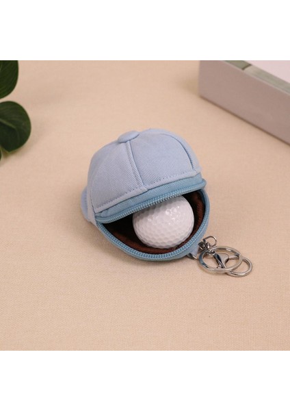 Golf Topu Saklama Çantası Küçük Cep Taşıma Konteyner Ile Fermuar Spor Mavi fırsatları