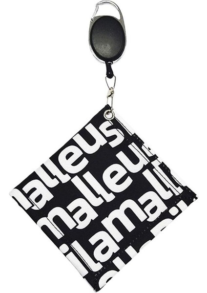 Golf Topu Temizleme Havlu Taşınabilir 4.7 x 4.7 Inç Golf Aksesuarları Mikrofiber Siyah