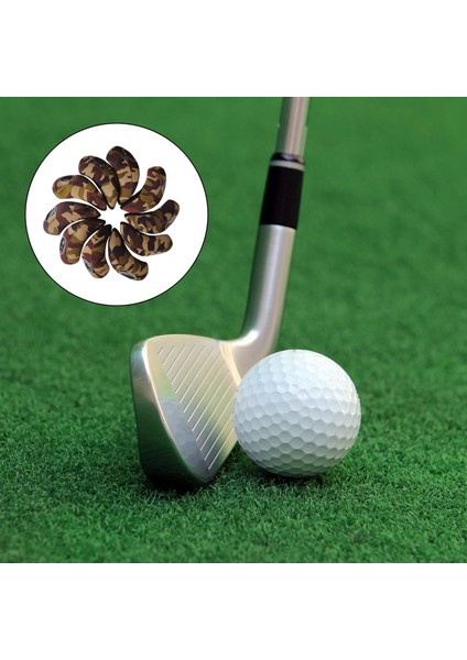 10PACK Golf Demir Headcover Şeffaf Viewport Tasarım Kulübü Başağı Kapak Kamuflaj Renk modelleri