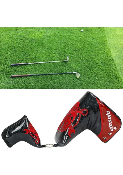Pu Golf Blade Putter Kafa Kapak Golfçü Hediyeler Kolay Kazanması Anti-Hasar Yumuşak Kırmızı(Yurt Dışından) fiyatları