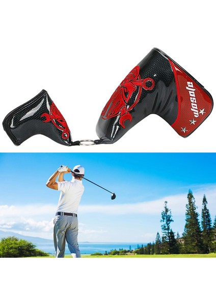 Pu Golf Blade Putter Kafa Kapak Golfçü Hediyeler Kolay Kazanması Anti-Hasar Yumuşak Kırmızı(Yurt Dışından) modelleri