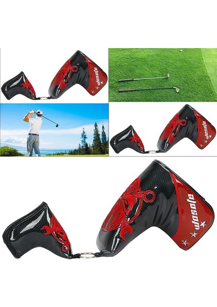 Pu Golf Blade Putter Kafa Kapak Golfçü Hediyeler Kolay Kazanması Anti-Hasar Yumuşak Kırmızı(Yurt Dışından) indirimleri