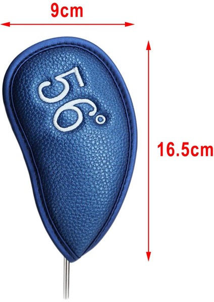 Golf Demir Kafa Koruyucu Kılıfı Kapakları 8 Adet 1 Kirli Dayanıklı Koruyucu Mavi fırsatları