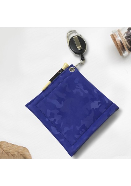 Kare Golf Topu Temizleme Havlu Anahtarlık Toka Silme Bezi ile Scrub Blue fırsatları