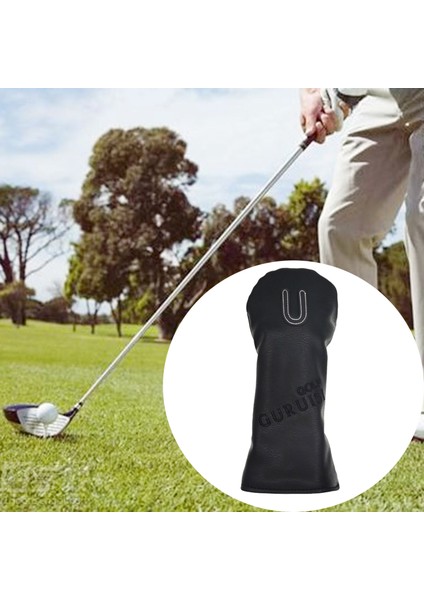 Golf Kafa Sürücü Fairway Ahşap Atıcı Kol Hibrid Kapak / Numara Etiketi Karartma 27.5x 10 cm fiyatları