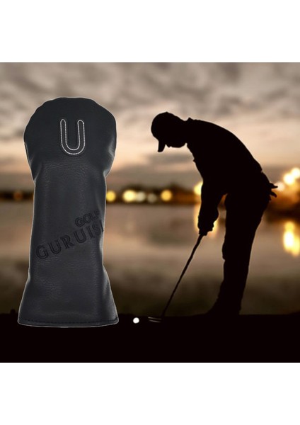 Golf Kafa Sürücü Fairway Ahşap Atıcı Kol Hibrid Kapak / Numara Etiketi Karartma 27.5x 10 cm modelleri