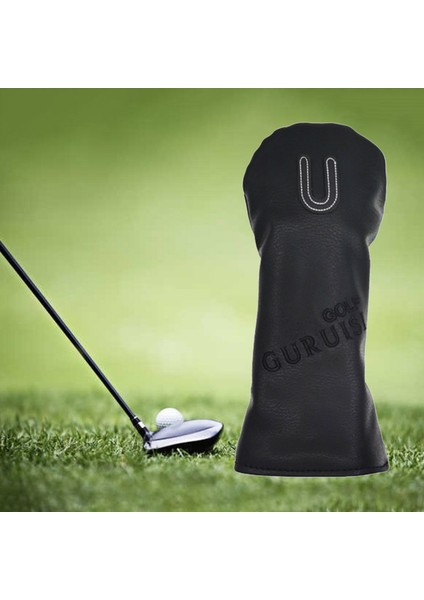 Golf Kafa Sürücü Fairway Ahşap Atıcı Kol Hibrid Kapak / Numara Etiketi Karartma 27.5x 10 cm indirimleri