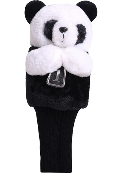 Panda Golf Kulübü Headcover Koruyucu Hayvan Kafa Kapak Koruyucu Unisex