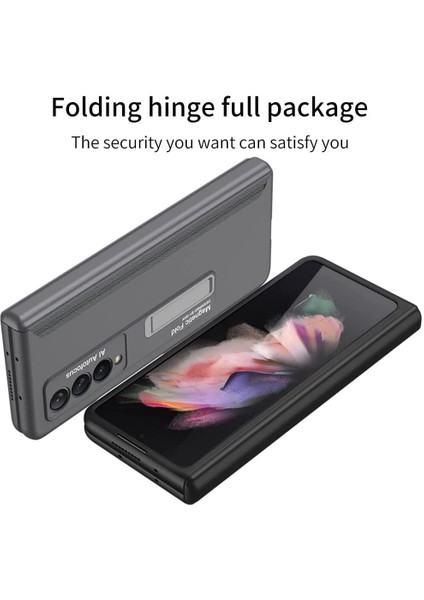 Samsung Galaxy Z Fold 3 5g Için Manyetik Menteşe, Ultra Ince Sert Pc Tampon Her Şey Dahil Manyetik Emme Kılıfı Gri (Yurt Dışından) indirimleri